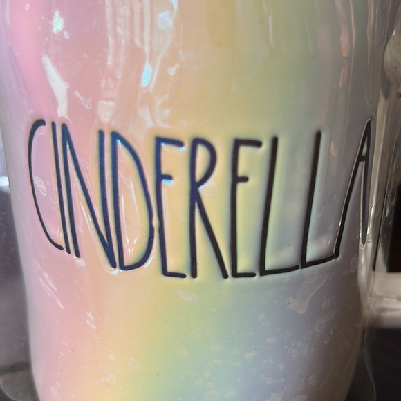 Rae Dunn Cinderella Holographic Mug with cover - Picture 3 of 6